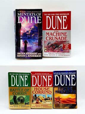 DUNE Paperback Books Lot of 5 Brian Herbert & Kevin J Anderson